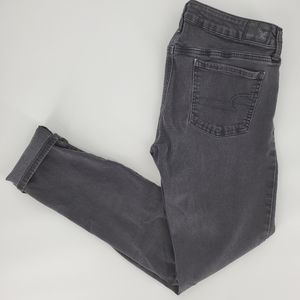 American Eagle 10 black jegging skinny jeans